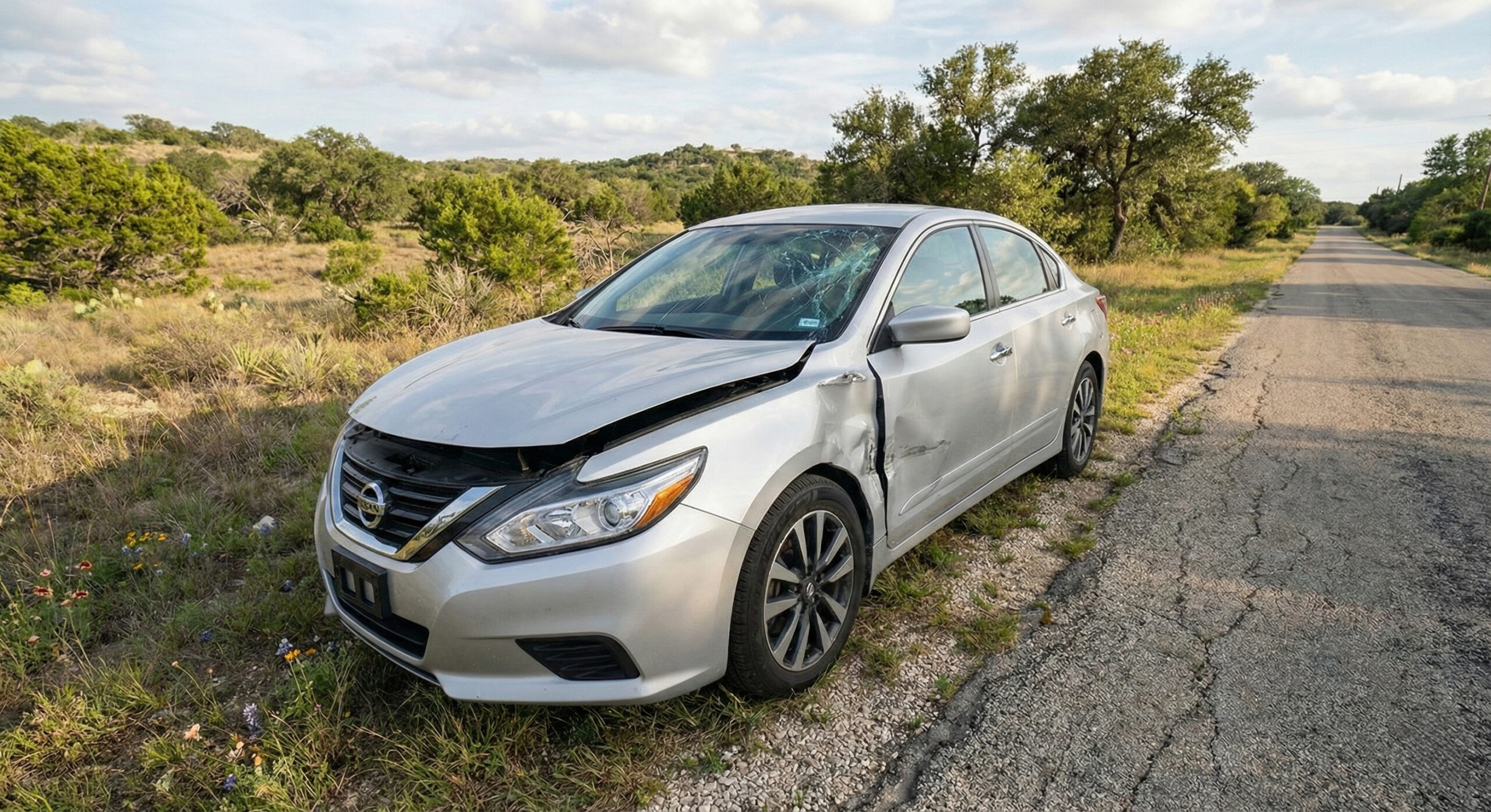 Nissan Auto Body Repair Before